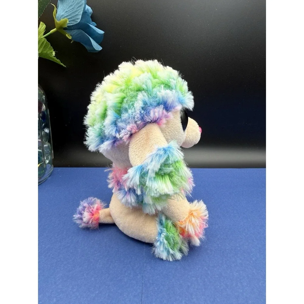 Ty Beanie Boos Rainbow‎ Poodle Dog 6